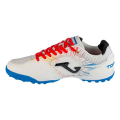 Tenis Futbol Rapido Joma Top Flex 2476 Turf Blanco/rojo