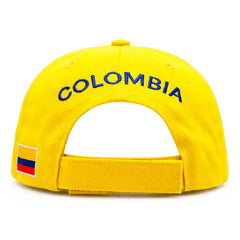 Gorra Fútbol Ajustable Colombia Amarilla Copa 2026 Fan Sport Amarillo Un