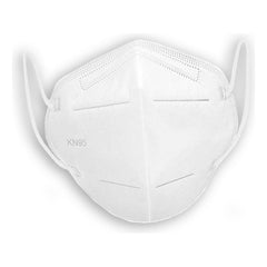 Cubrebocas Kn95 1pz Certificado 5 Capas Protección Ligero Blanco Liso
