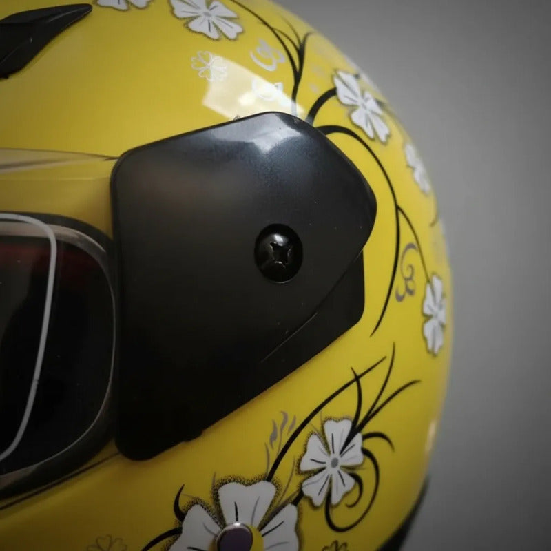 Nasaki Casco Para Moto O Scooter Niños Amarillo Amarillo Monocolor Brillante Xl