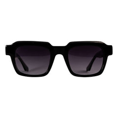 Lentes De Sol Emmet Retro Unisex Degradado Uv400 Acetato Cuadrado Negro