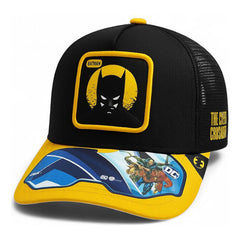 Gorra Batman Negra Ajustable Snapback Para Hombre Ajustable
