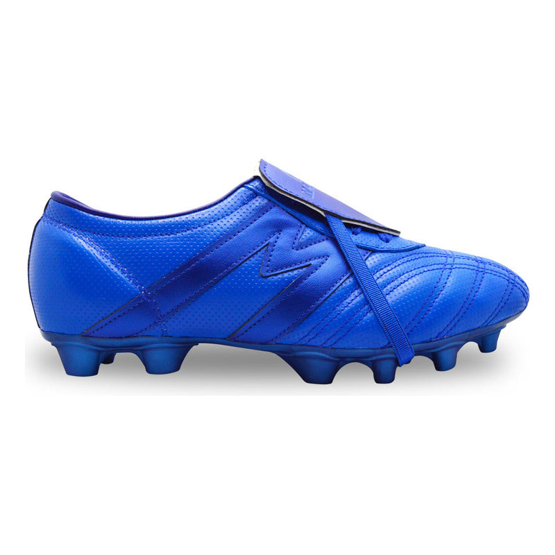 Tenis fútbol Manriquez tachones suela TPU hombre azul-28.5