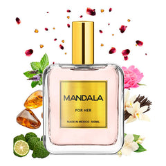 Perfume Mujer Mandala Modern Grace Rosa Concentrado 100ml