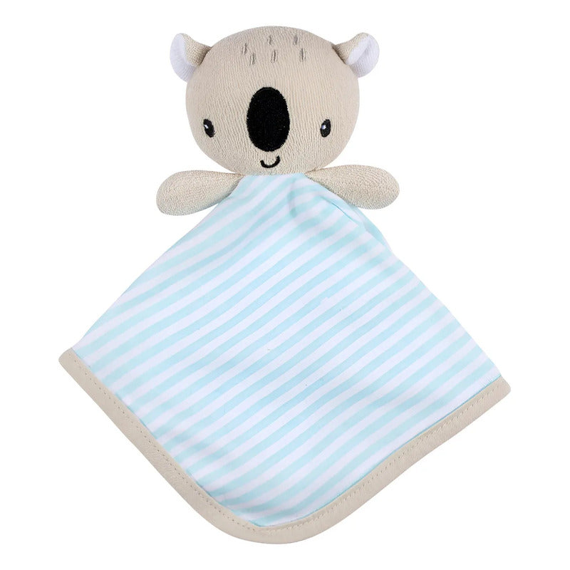 Paño Baño Bebé Gerber Gatito Azul 12×12 Cm Algodón Suave Azul