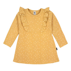 Vestido Gerber Amarillo Niña Algodón Cómodo Verano