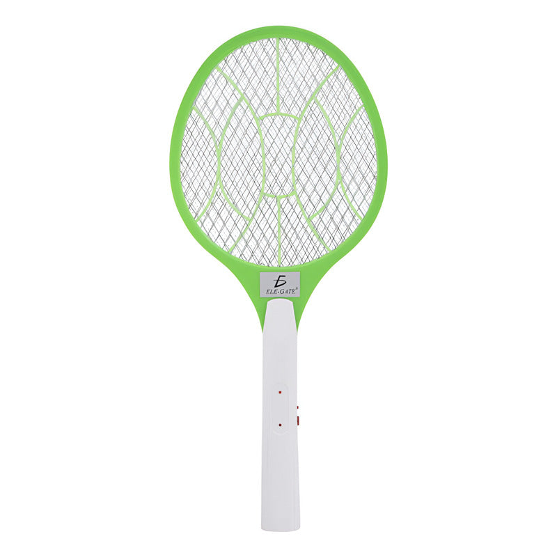Raqueta Mata Mosquitos Led Recargable Eléctrica Elegate Verde