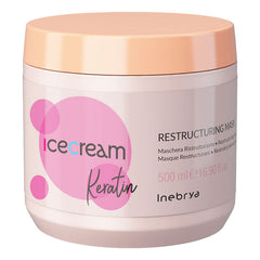 Mascarilla Inebrya Keratin 500ml Reestructuración Y Brillo