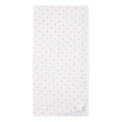 Mantas Gerber Algodón Blanco Rosa Set 5 Piezas Suaves Bebé