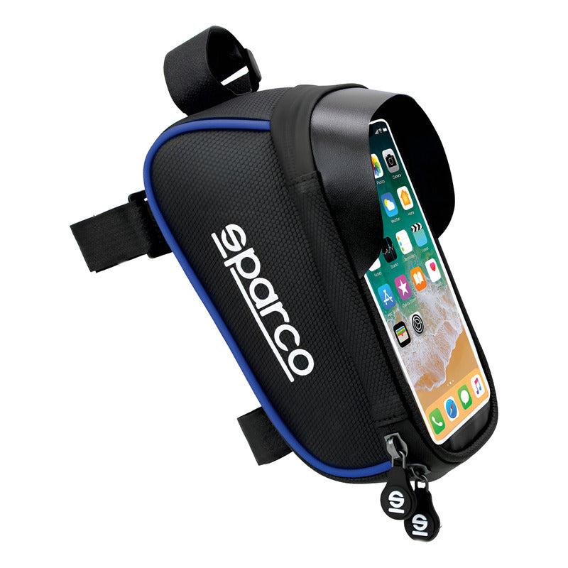Porta Celular Sparco Se104bl Impermeable Para Bicicleta