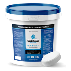 Cloro Para Alberca 10 Kg Tabletas 3 Pulgadas Proquison 90%