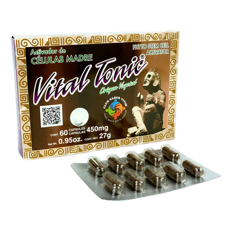 Activador de Celulas Madre alga AFA y Fo Ti Boticaté 60 caps