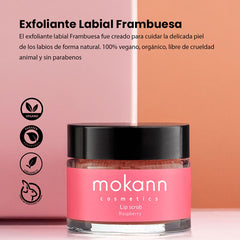 Exfoliante Labial Mokann Frambuesa Y Efecto Hidratante 15ml