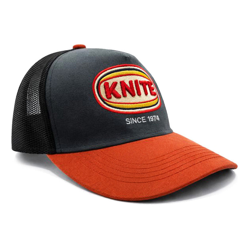 Gorra Knite Tool Dos Basic Trucker Ajustable 1974 Original Gris Un Lisa