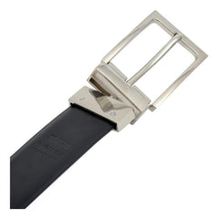 Cinturón Hickok Reversible Piel Genuina Negro Café 34 Mm