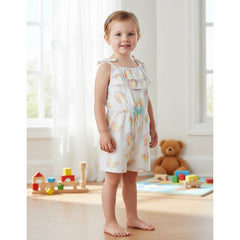 Romper Gerber Blanco Arcoiris Niña Algodón