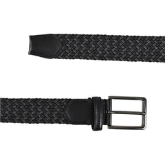 Hickok Cinturón Trenzado Stretch Onyx Para Hombre Negro 37mm