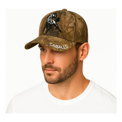Gorra Camuflaje Animales Bordado Ajustable Knite Color Amarillo Un Camuflado