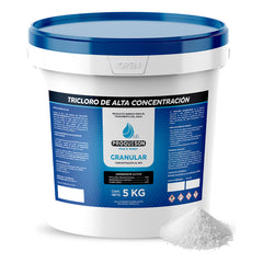 Cloro Para Alberca Granular 5 Kg Proquison 90% Desinfección Color Blanco