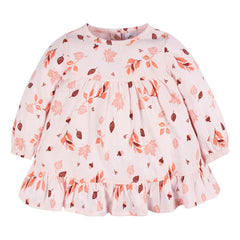 Conjunto Gerber Niña Vestido Y Leggings Color Naranja