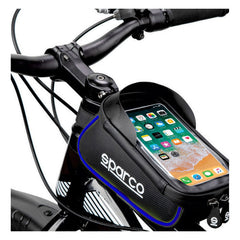 Porta Celular Sparco Se104bl Impermeable Para Bicicleta