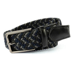 Cinturon Hickok Trenzado Stretch Graphite Hombre 37mm