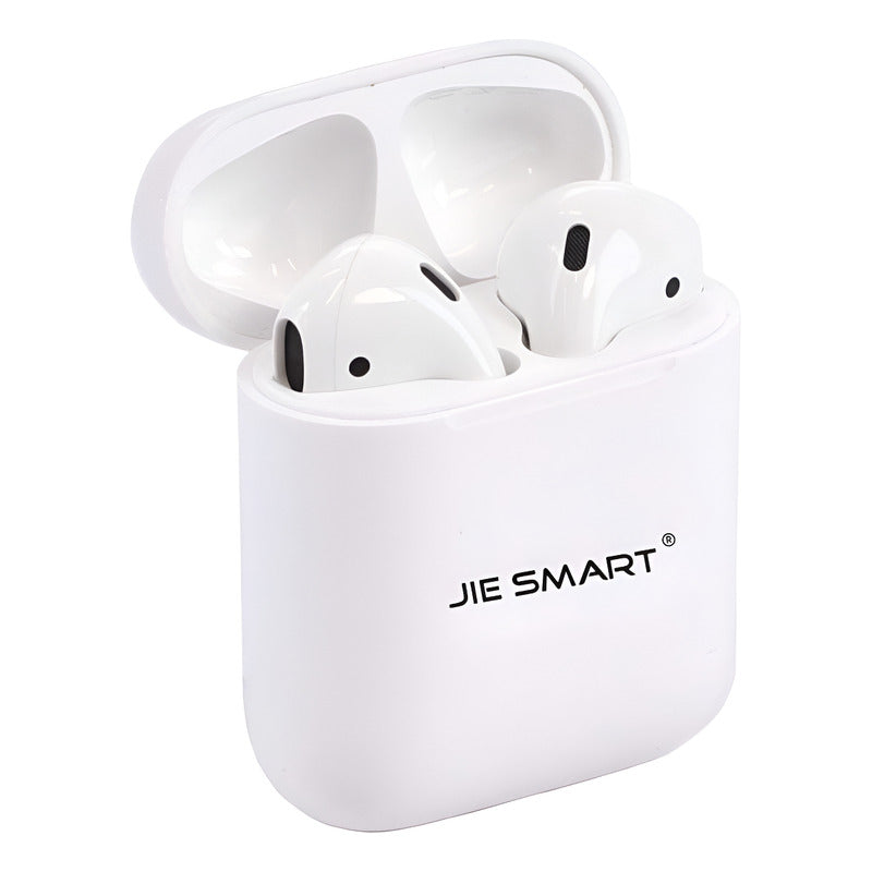 Audifonos Manos Libres Bluetooth Con Funda Recargable Blanco