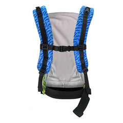 Portabebé Ergonómico La Rebozería Nukú Dryfit Bebé Aq Color Azul