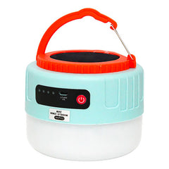 Lámpara Camping Panel Solar Recargable Con Usb