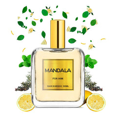 Perfume Hombre Mandala Active Freshness Cítrico 100ml