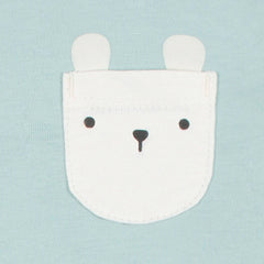 Mameluco Gerber Pack 2 Algodón Con Pies Gris Azul Bebé