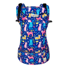 Portabebé Ergonómico La Rebozería Nukú Dryfit Bebé Gatitos