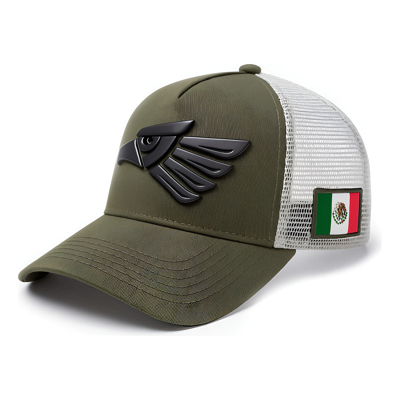 Gorra Para Hombre Knite Fuerza Armada Estilo Militar Color Gris Diseño De La Tela Lisa Talla Único