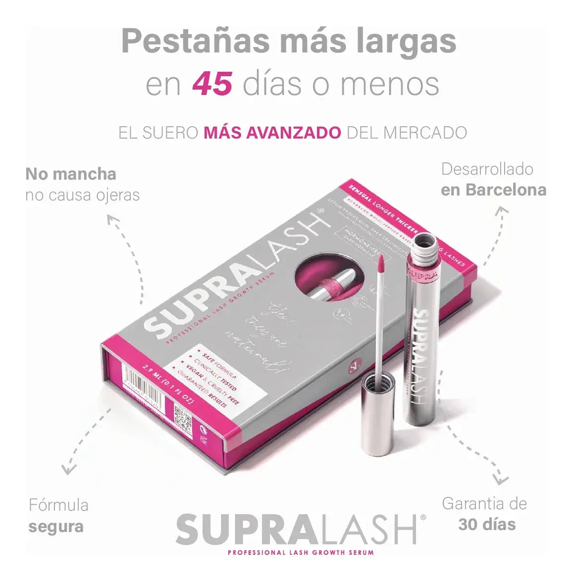 Serum para crecimiento de pestañas 2.9 ml SUPRALASH