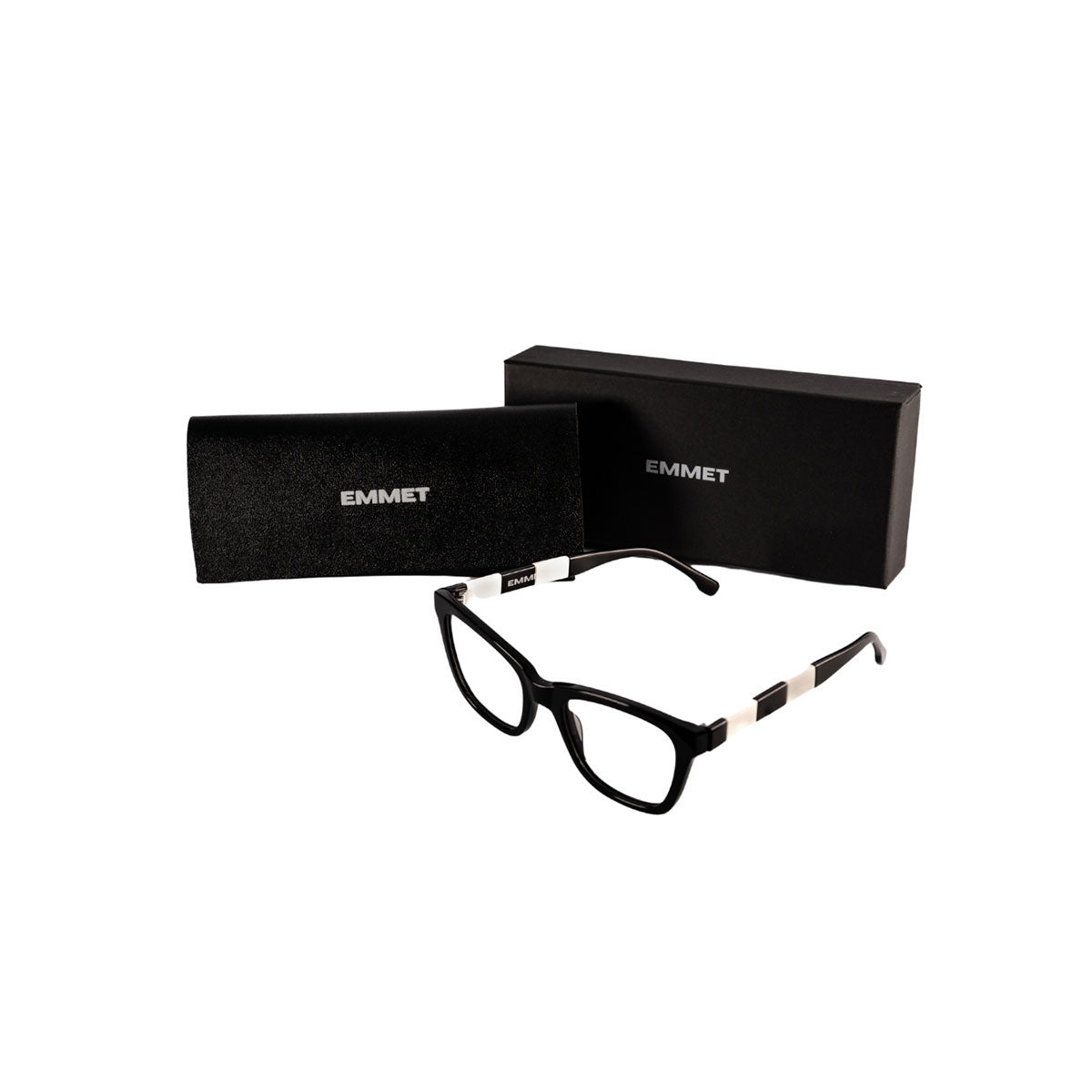 Lente Óptico Emmet Cat Eye Unisex Zebra Antifatiga