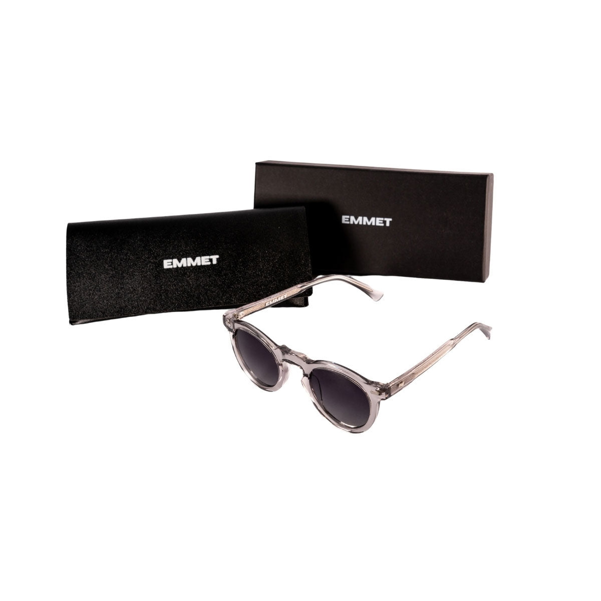 Gafas Emmet unisex Transparentes Lilas Redondas UV400