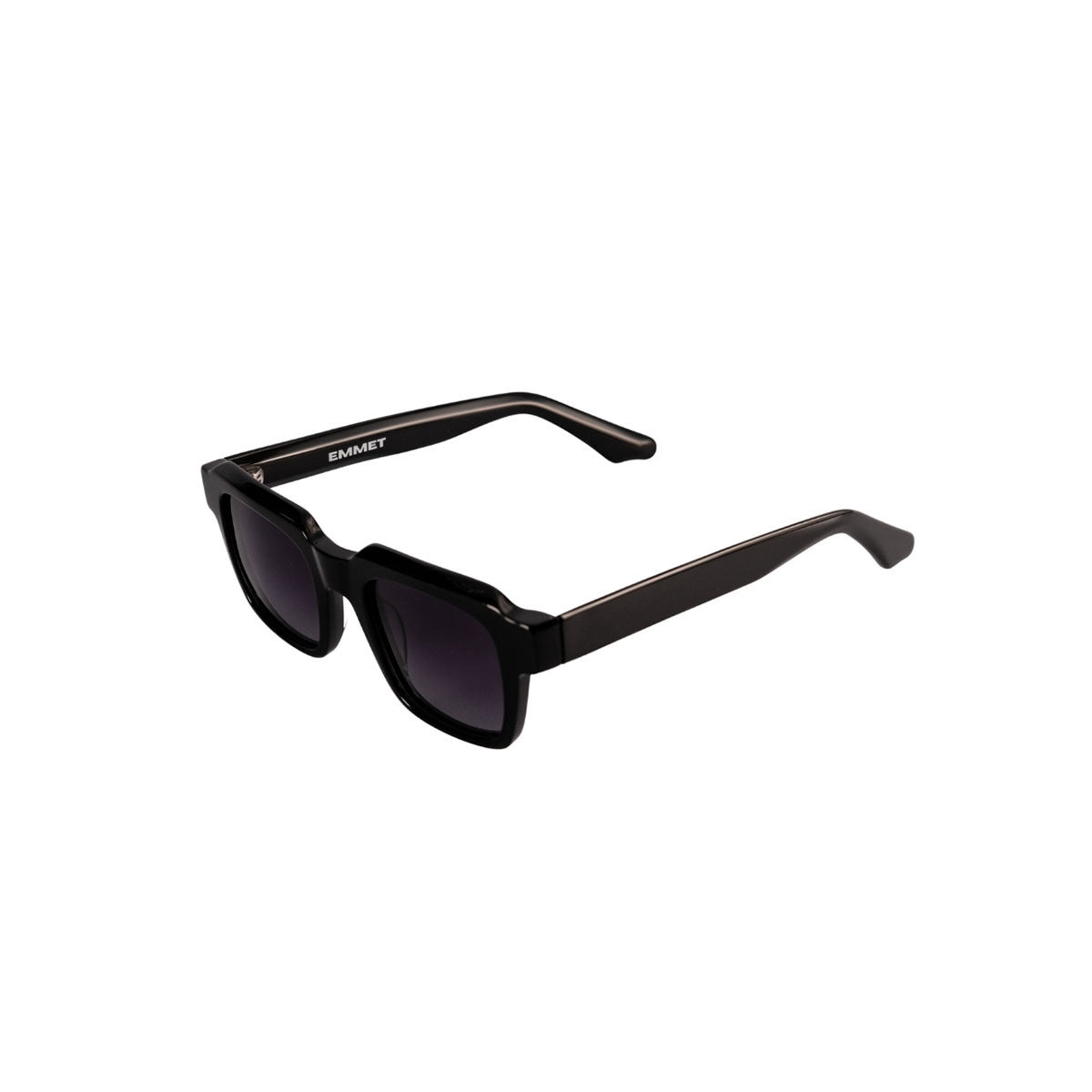 Lente Sol Emmet Retro Negro Verde UV400 Unisex