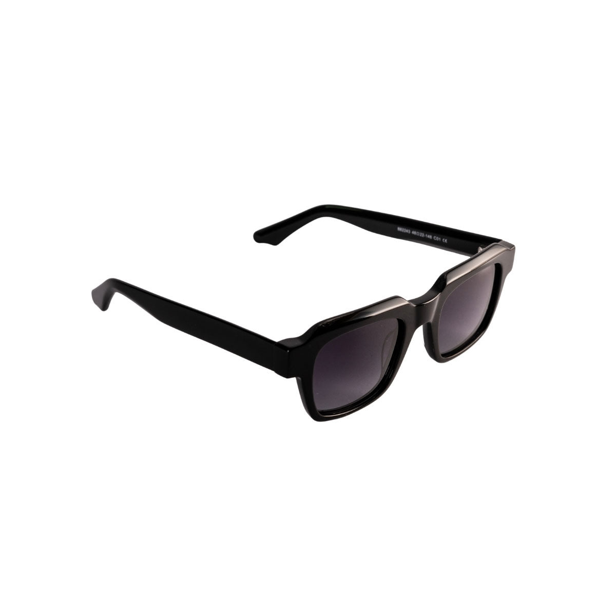 Lente Sol Emmet Retro Negro Verde UV400 Unisex