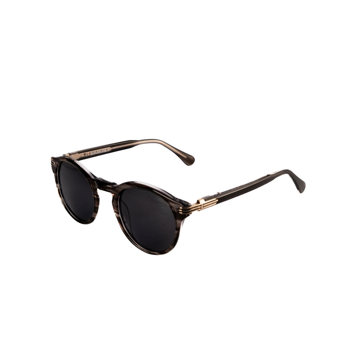 Lentes De Sol Emmet Redondos Unisex Gris UV400 Polarizados