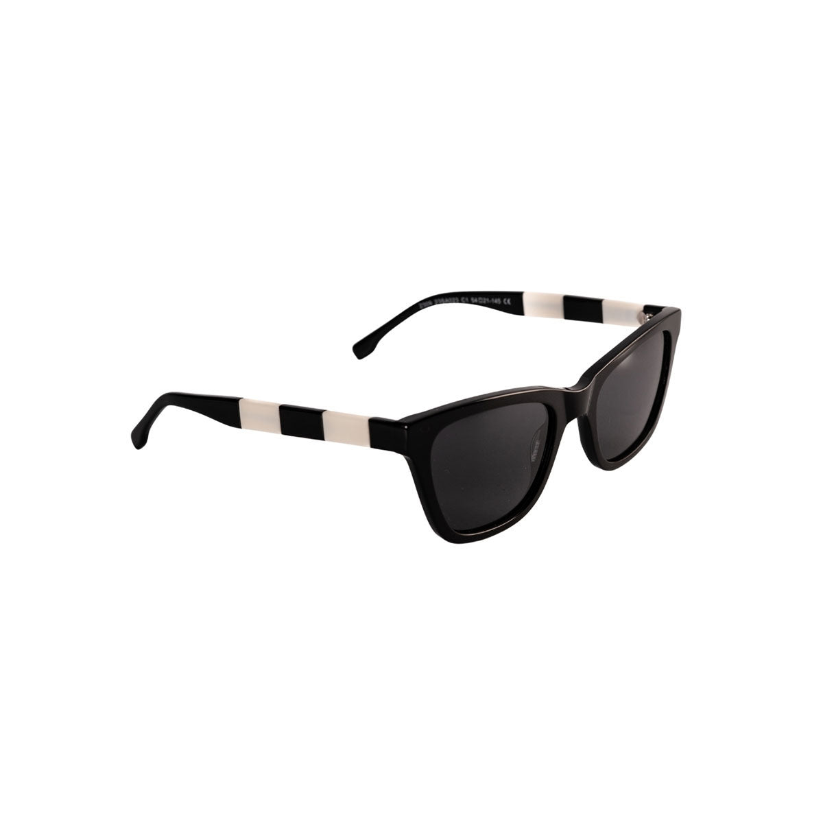 Lentes De Sol Emmet Cat Eye Unisex Blanco Negro UV400