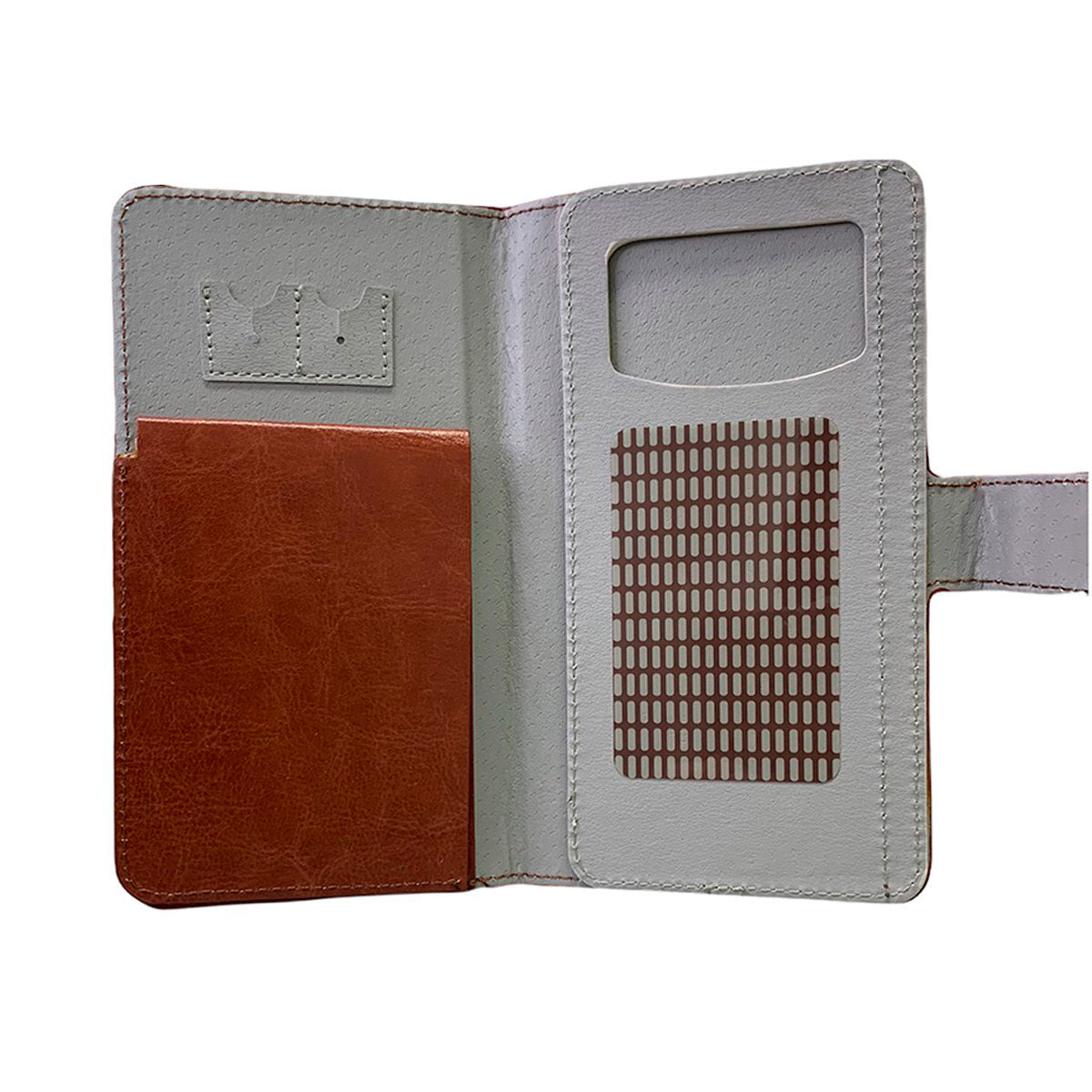 FLIP COVER UNIVERSAL WALLET 6  CAFÉ