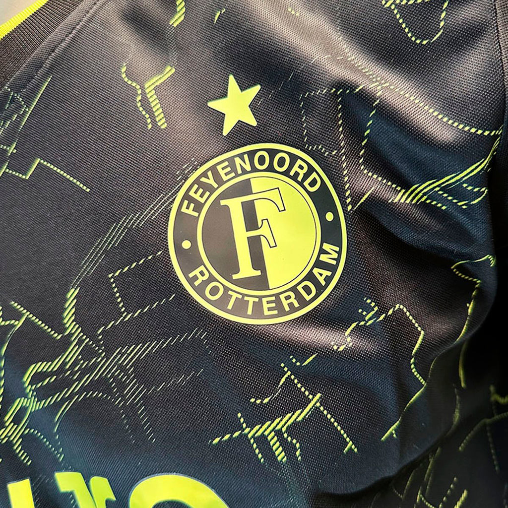 Jersey Castore Jugador Feyenoord Cuarta Equipacion 2023/2024 Negro Talla S