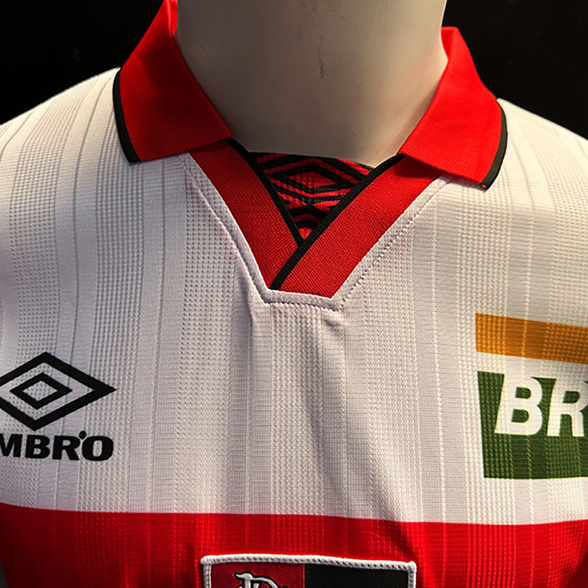 JERSEY UMBRO FLAMENGO MANGA CORTA BLANCO/ROJO TALLA M