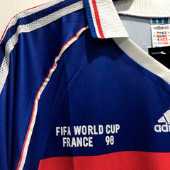Jersey Francia 1998 Retro Hombre Calidad Thai Adidas Vintage