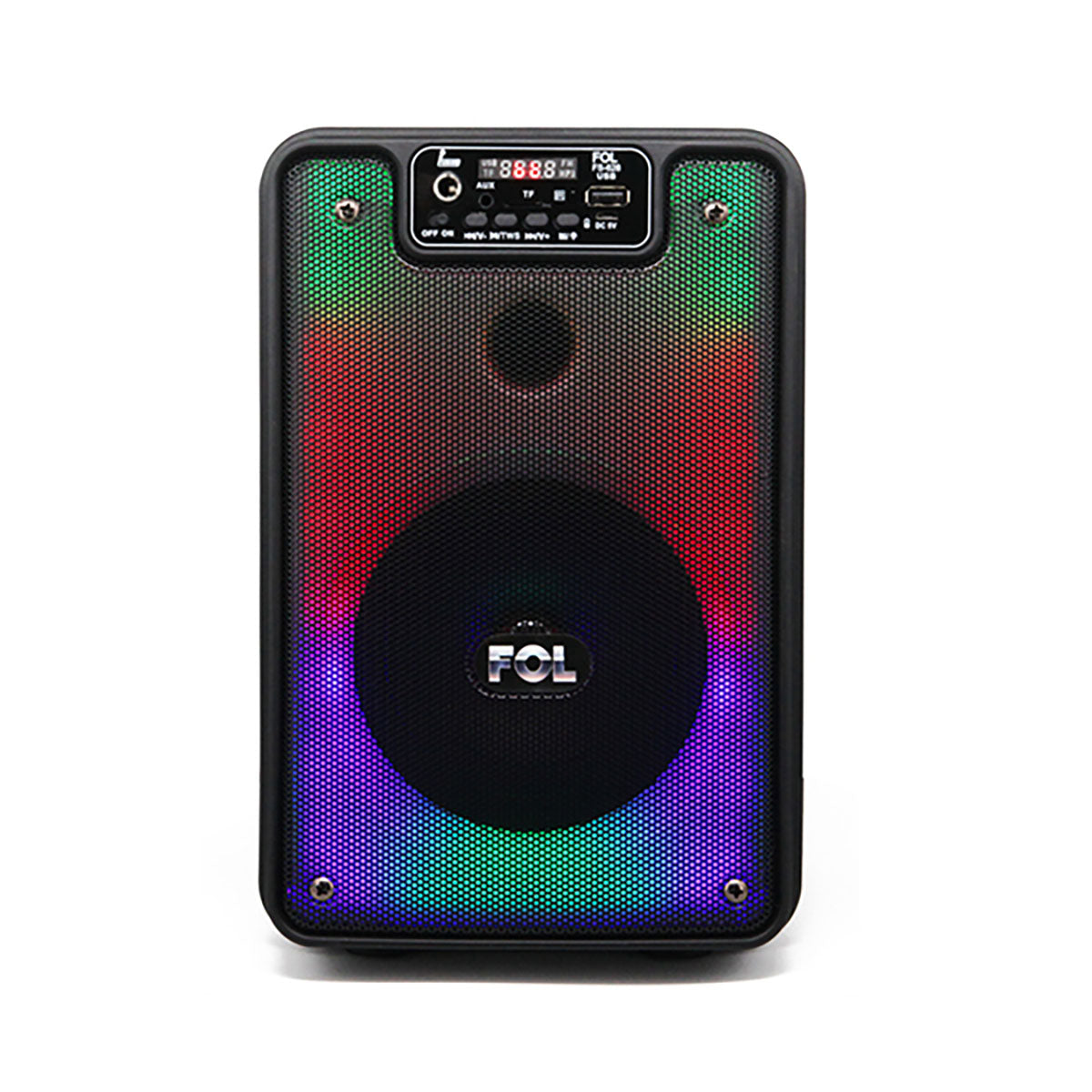 Bocina Bluetooth Fol FS-628 con Luces RGB