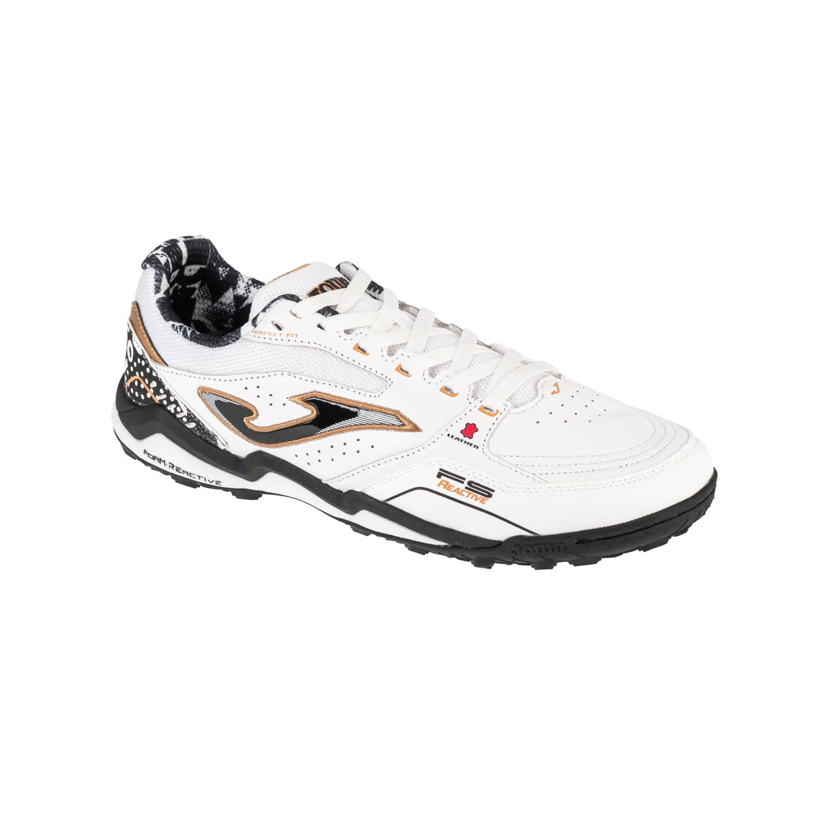 Tenis Joma FS REACTIVE 2402 turf multitaco piel amortiguada blanco