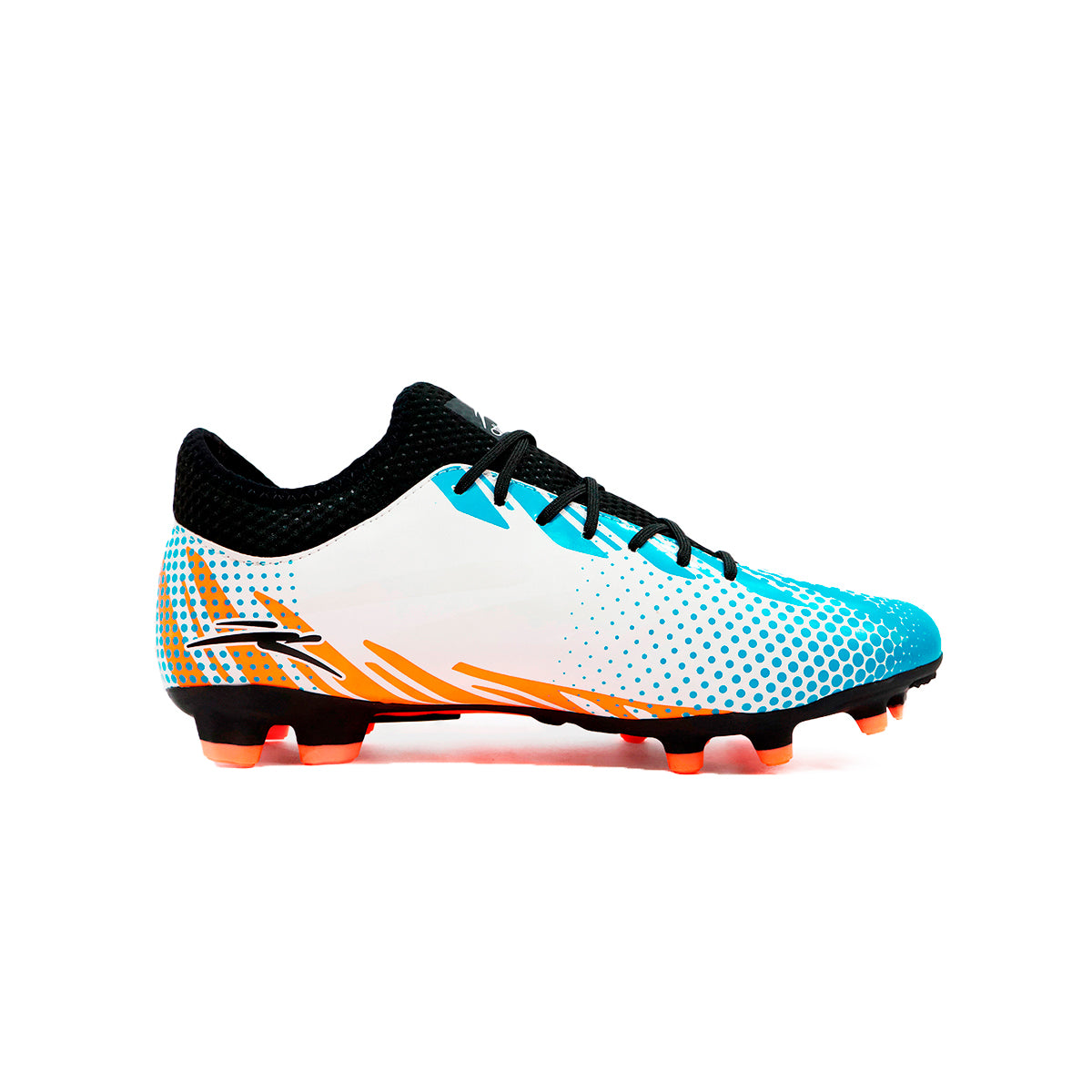 Zapatos de Futbol Atletica FT13-326 Pasto firme Tacos Tachones Blanco/Aqua