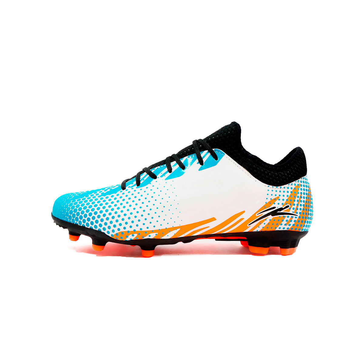 Zapatos de Futbol Atletica FT13-326 Pasto firme Tacos Tachones Blanco/Aqua