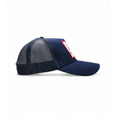 Gorra Animal Farm Buck azul ajustable estilo camionero Knite