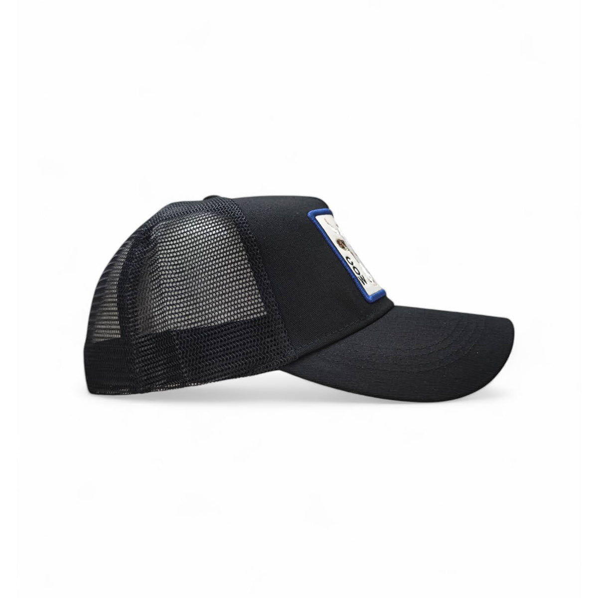 Gorra Animal Farm Cow negro ajustable estilo camionero Knite